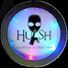 Hush haunted attraction LED medallion