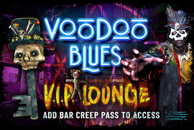 Voodoo Blues VIP Lounge Attraction Poster