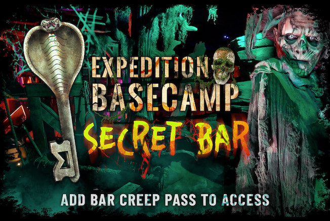 Expedition Basecamp Secret Bar Attraction Poster